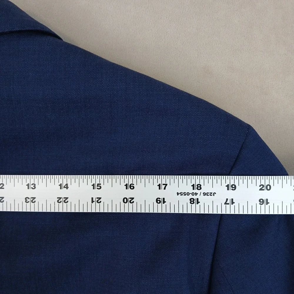 The Blk Tux Tollegno 44R Mens Blazer Sport Coat Merino Modern 21x30 **Fits 42R *